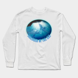 Dolphin t-shirt designs Long Sleeve T-Shirt